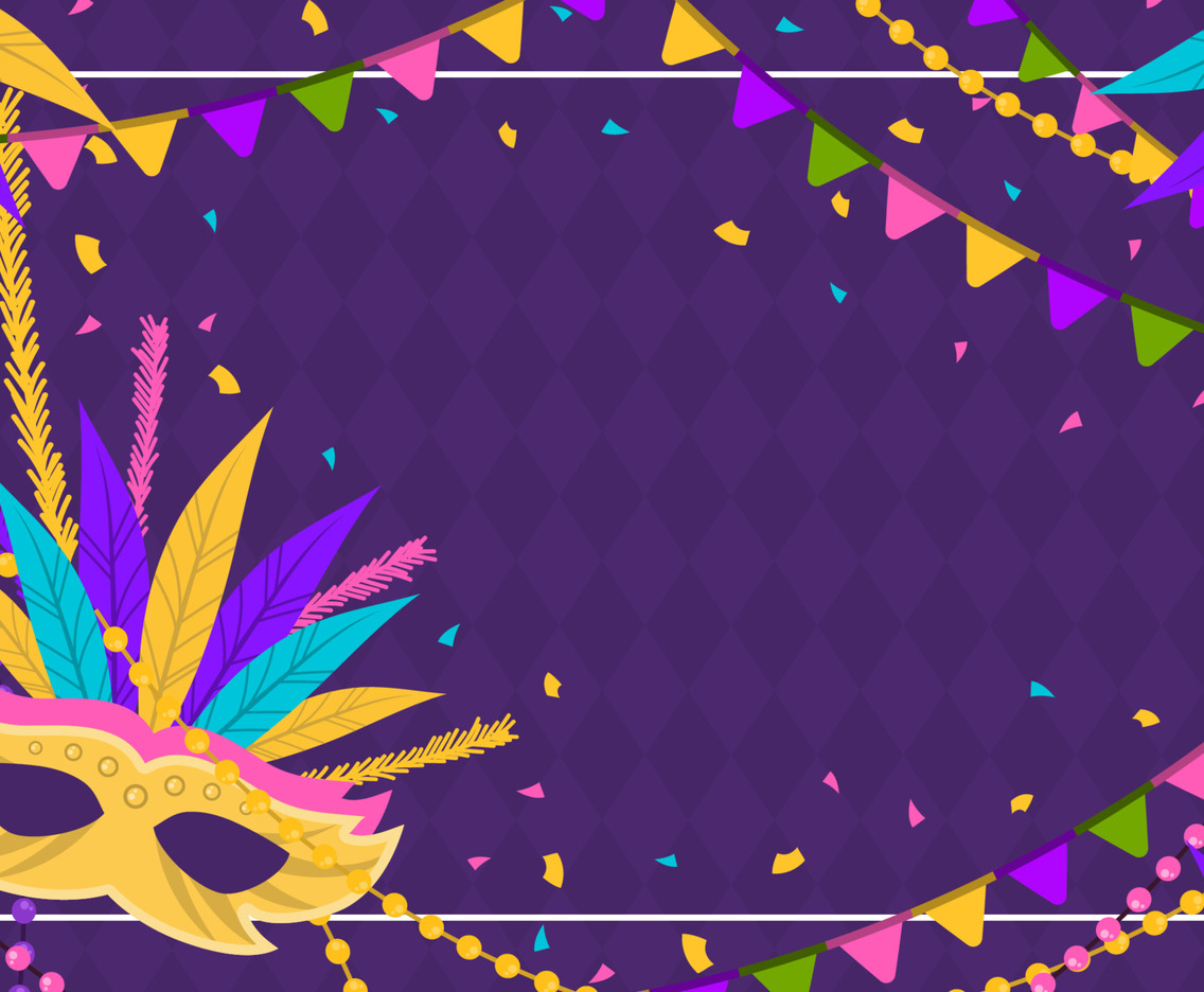 Mardi Gras Carnival Background