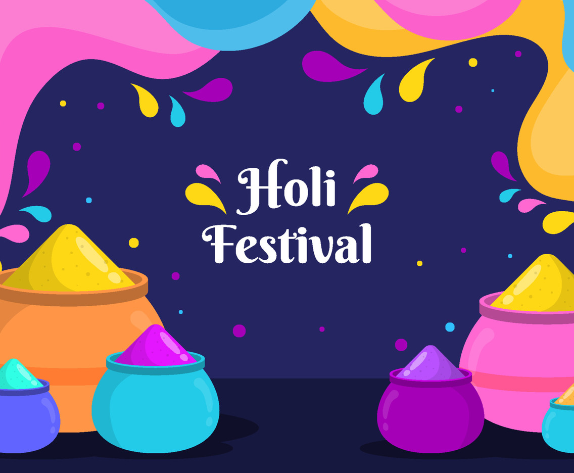 Festivity Holi Festival Background
